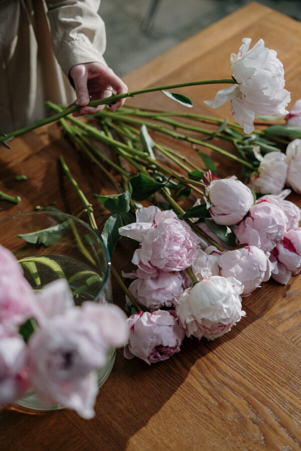 A guide to sustainable floristry peonies