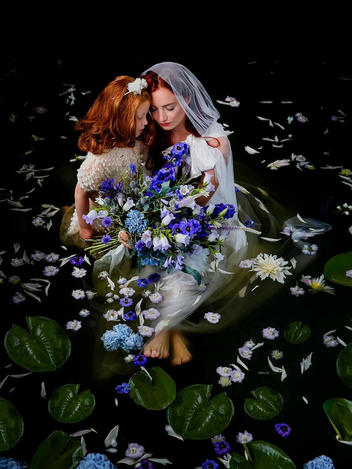 Ophelia - Josefien Goethals on Thursd - Blue Flowers and love