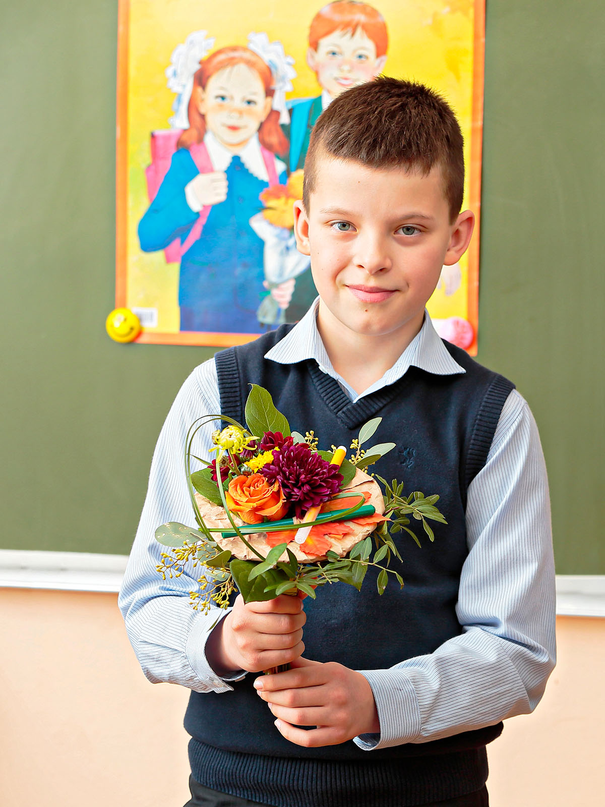 Pizza Bouquets for Russia's 1st School Day 12