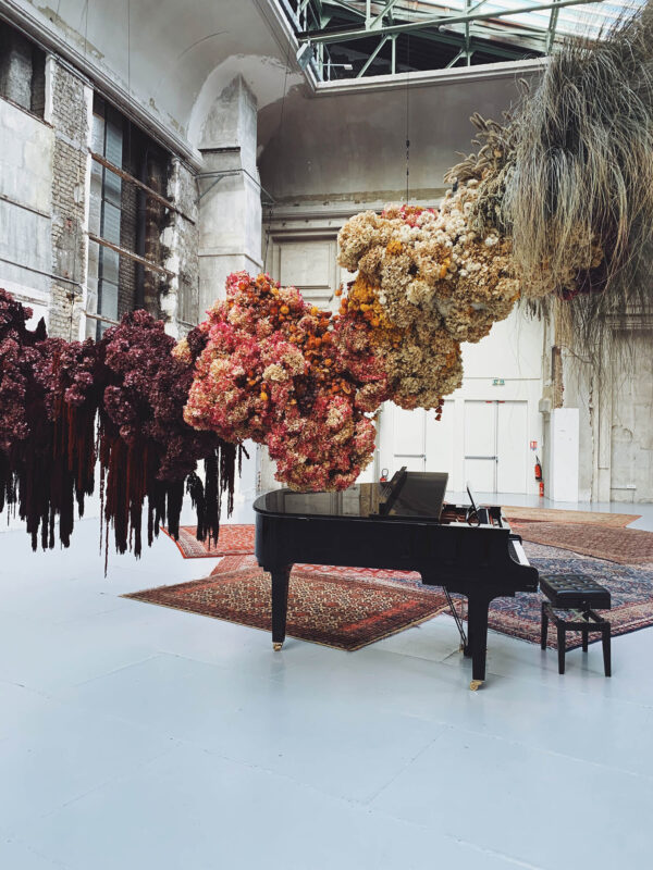 Ruby Mary Lennox - In the Clouds with Dried Flower Installations - on thursd