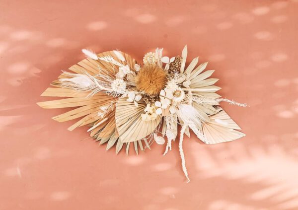 Dried Lunaria and Bunny Tail Arrangement – The Suffolk Nest