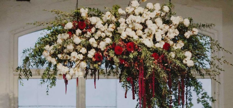 Wedding Flowers sustainable article on Thursd installation