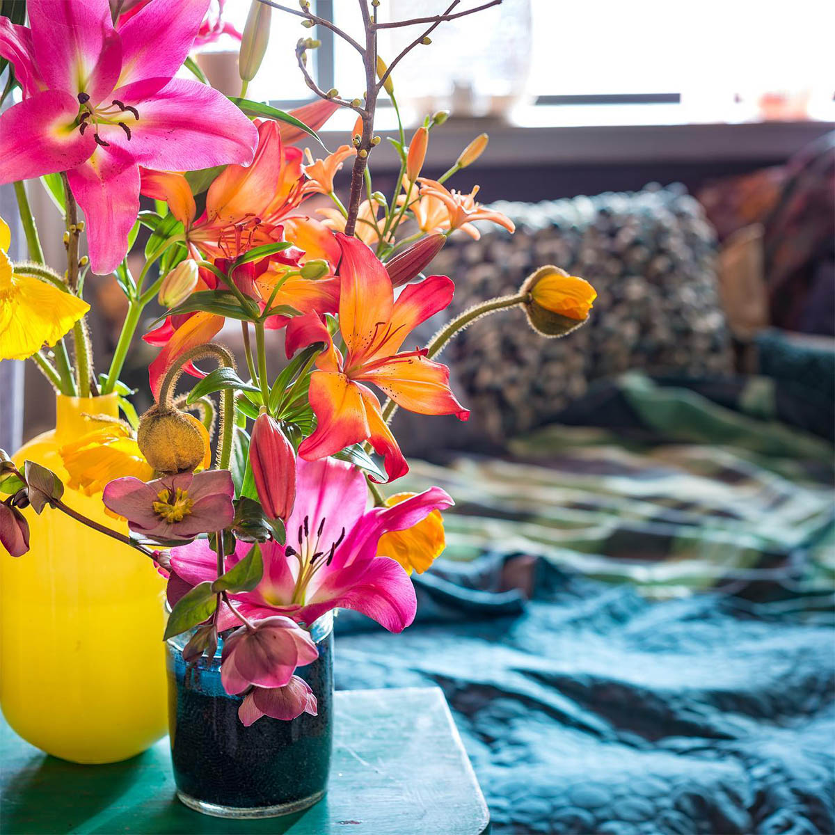 easter flowers - lilies