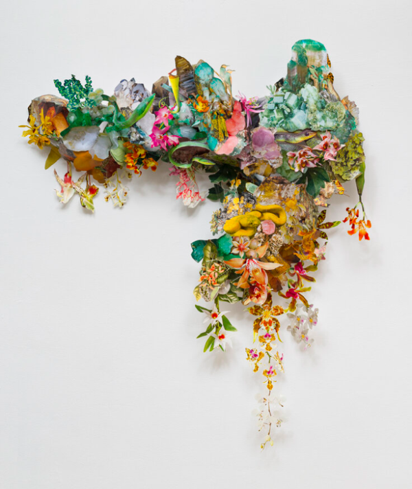 Paper Flowers Installation Artist Clare Celeste