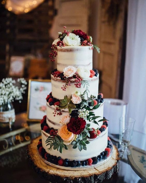 Floral Cakes That Are Too Pretty to Eat Wedding Cake With Roses
