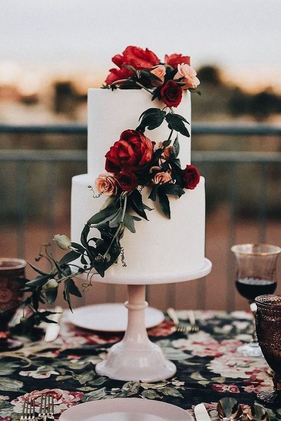 Floral Cakes That Are Too Pretty to Eat Floral Wedding Cake