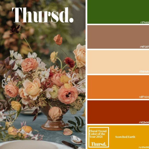 Scorched Earth Color Palette Floral Designs