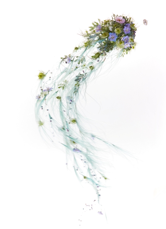 A Floral Interview With Teresa Skues - Designer of the Cover of International Floral Art - Bridal Blue