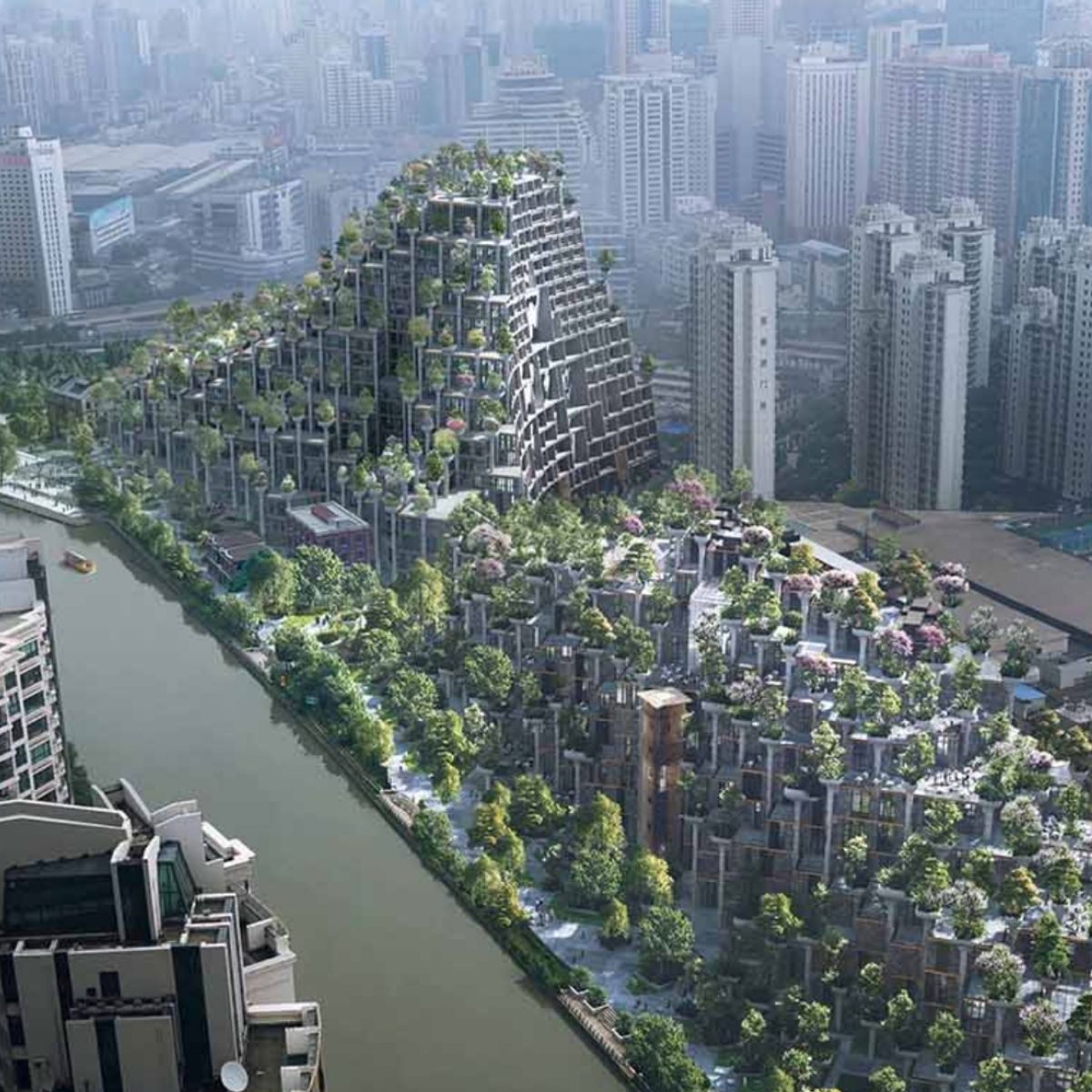 1,000 Trees Building Opens in Shanghai