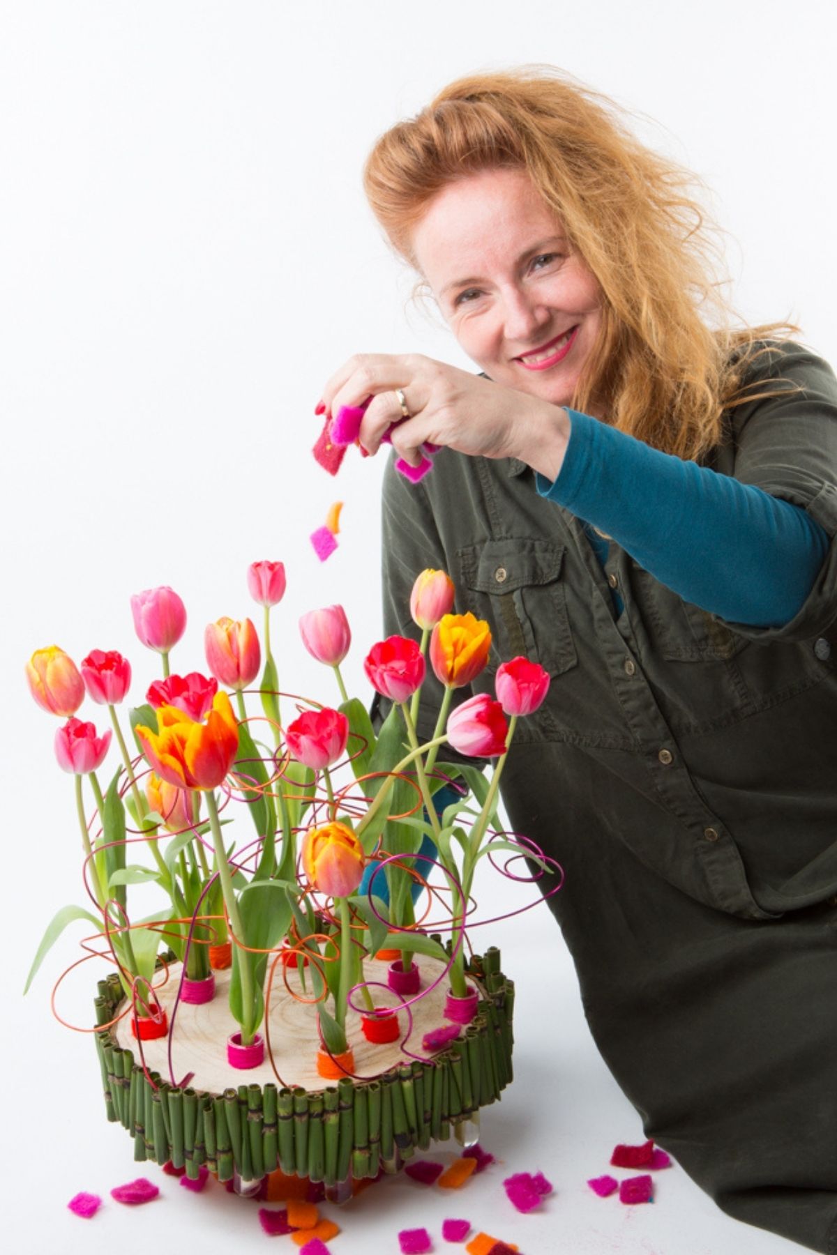 Symphony of Tulips - tulip floral design by Lily Beelen - on Thursd.