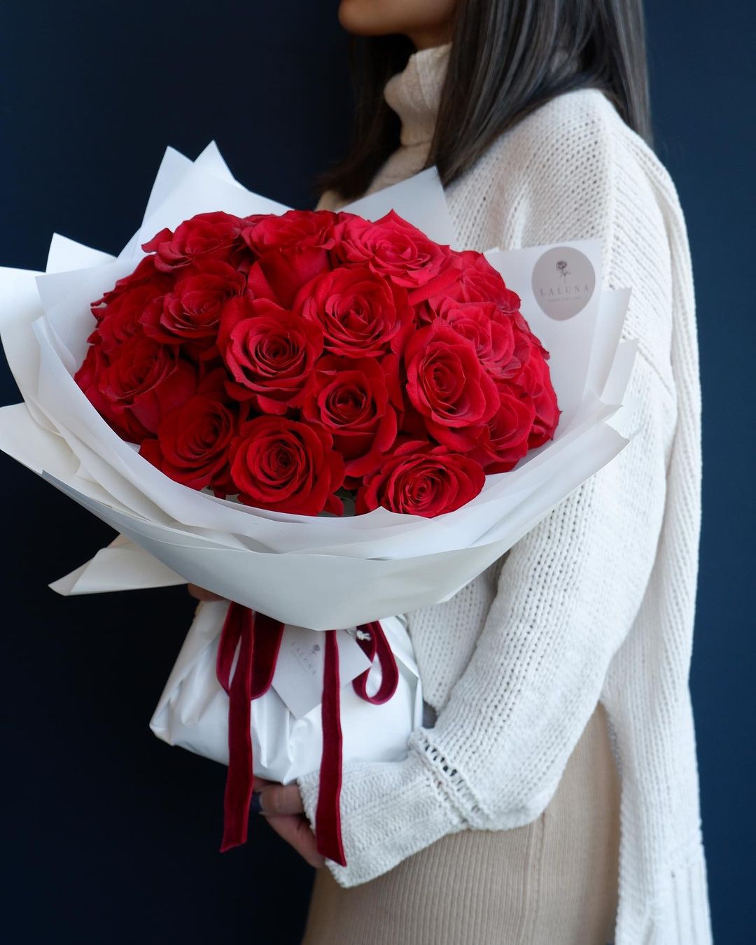 Find Your Valentine's Day Floral Inspiration on Pinterest Red Roses Valentine's  Bouquet