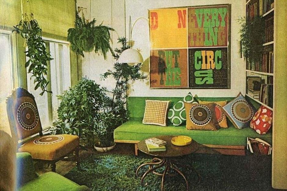 Go Back to the Green Sixties With These Retro Houseplants 1960's Interior Design
