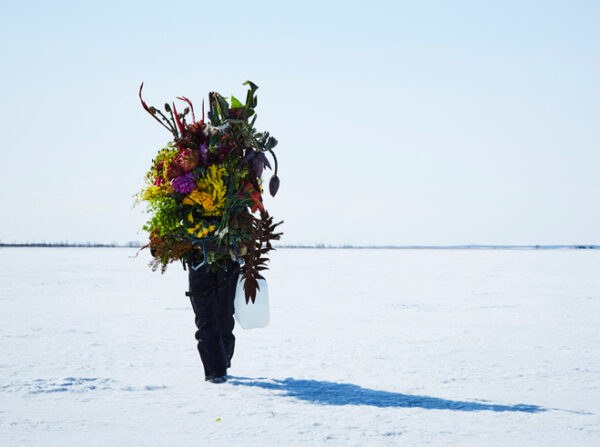 Preserved Floral Arrangements in Ice by Azuma Makoto