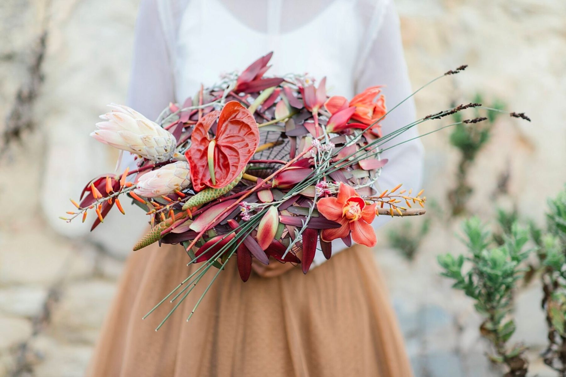 A Safari Sunset in My Africa Bouquet -Coral Shortt - Blog on Thursd