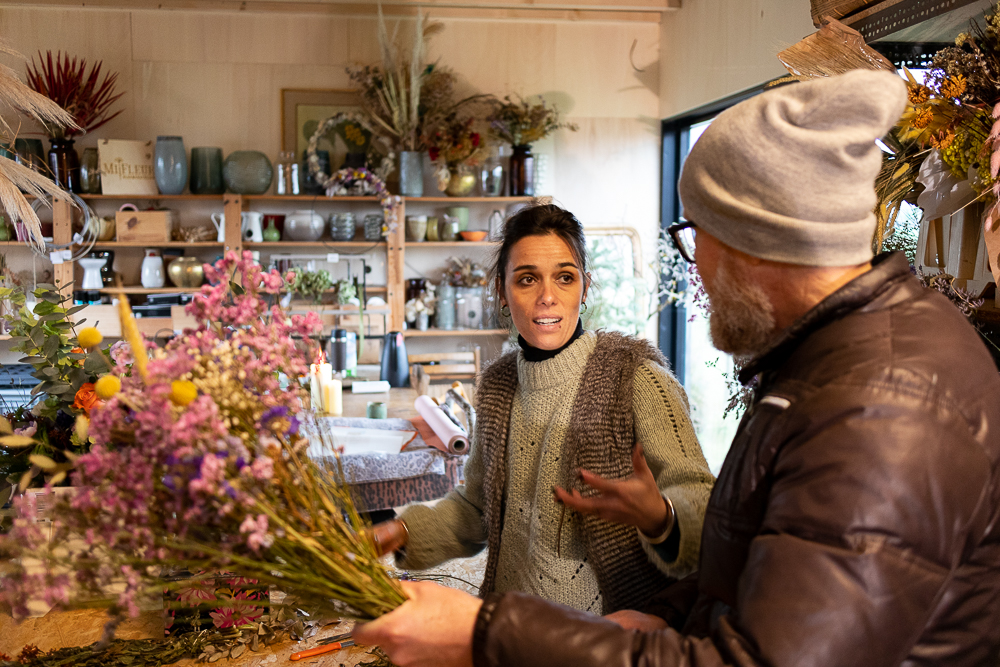 Josefien Goethals and her personal coaching sessions, as well on a personal level as in floral design for start-ups and for experienced floral designers-Blog on Thursd.