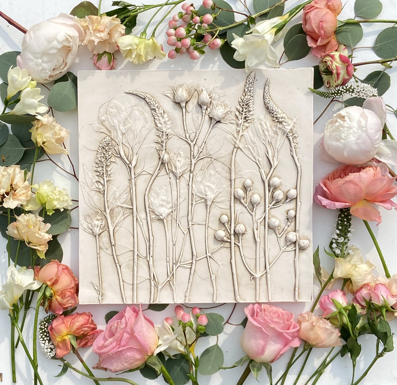 Katy Eccles Imprint Casts Preserved Wedding Bouquet - on Thursd