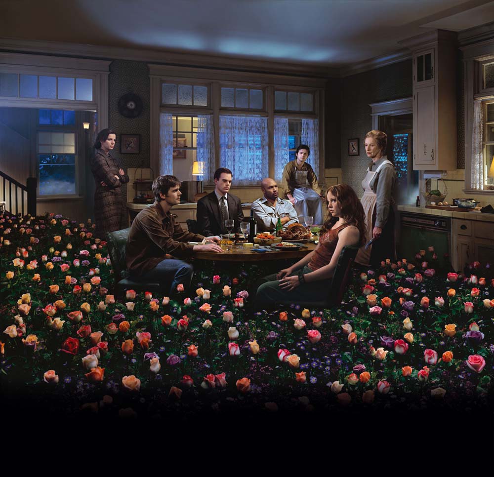 Flowers featured in Gregory Crewdson's photography - on Thursd