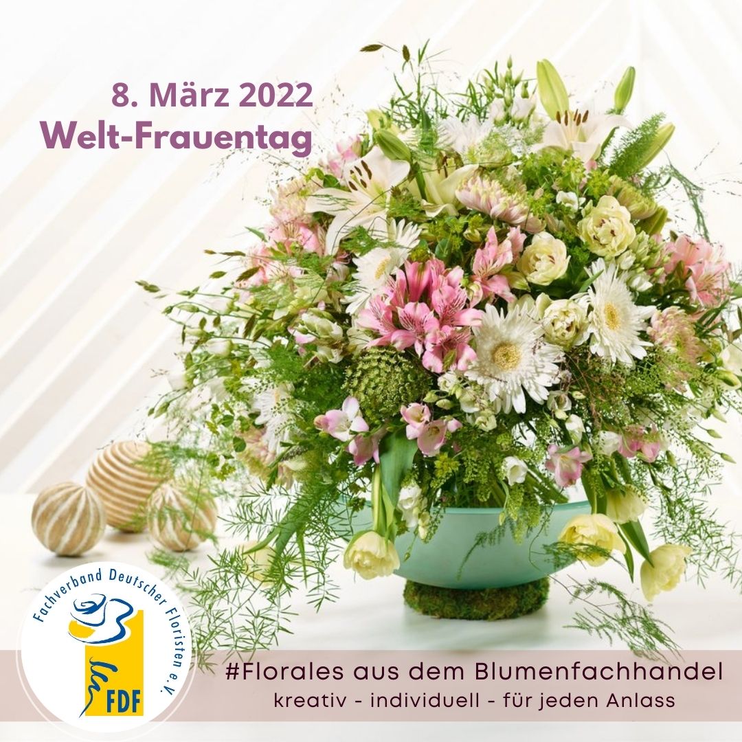 FDF Floral Design for International Women's Day 2022 - on Thursd