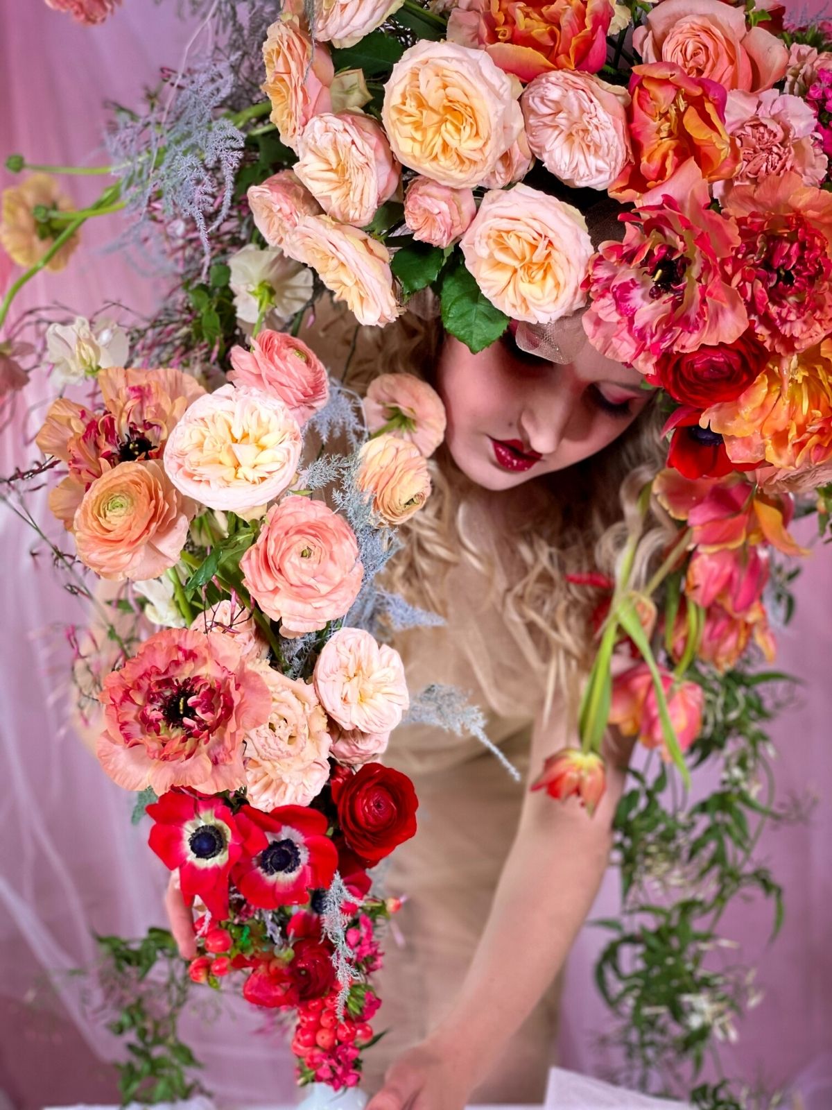 A girl getting a woman, surrounded with life, with flowers  - Beth O'Reilly - Blog  on Thursd