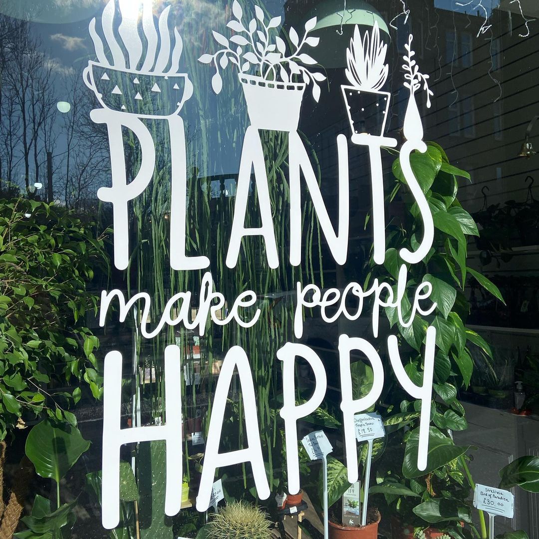 Plants make people happy