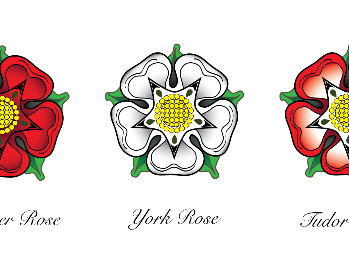 Lancaster Rose - York Rose - Tudor Rose - on Thursd.jpeg