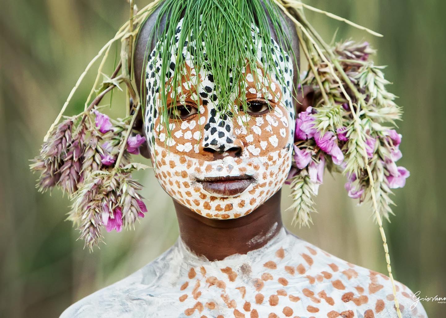 Flower headpiece Suri Tribe - on Thursd