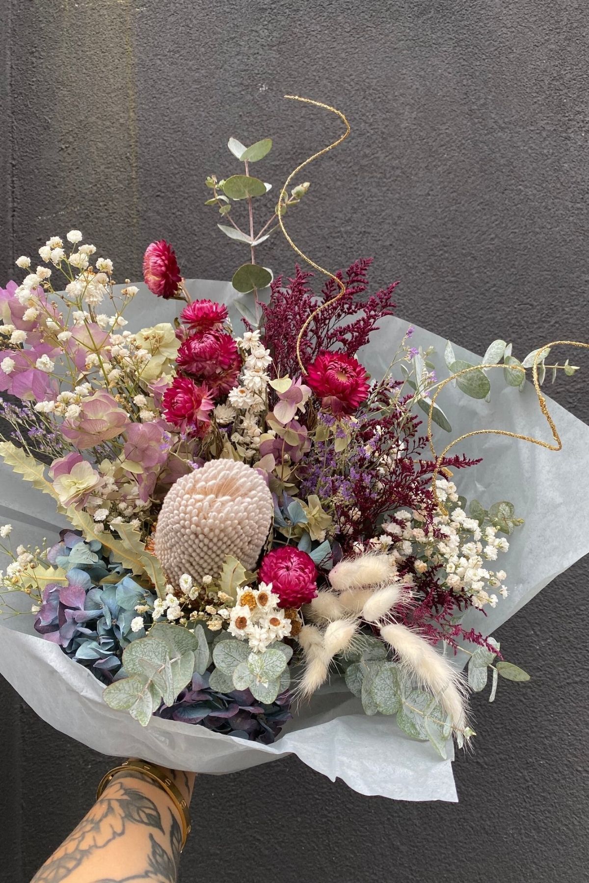 Dried Signature Style Bouquet by Rachel Clark 