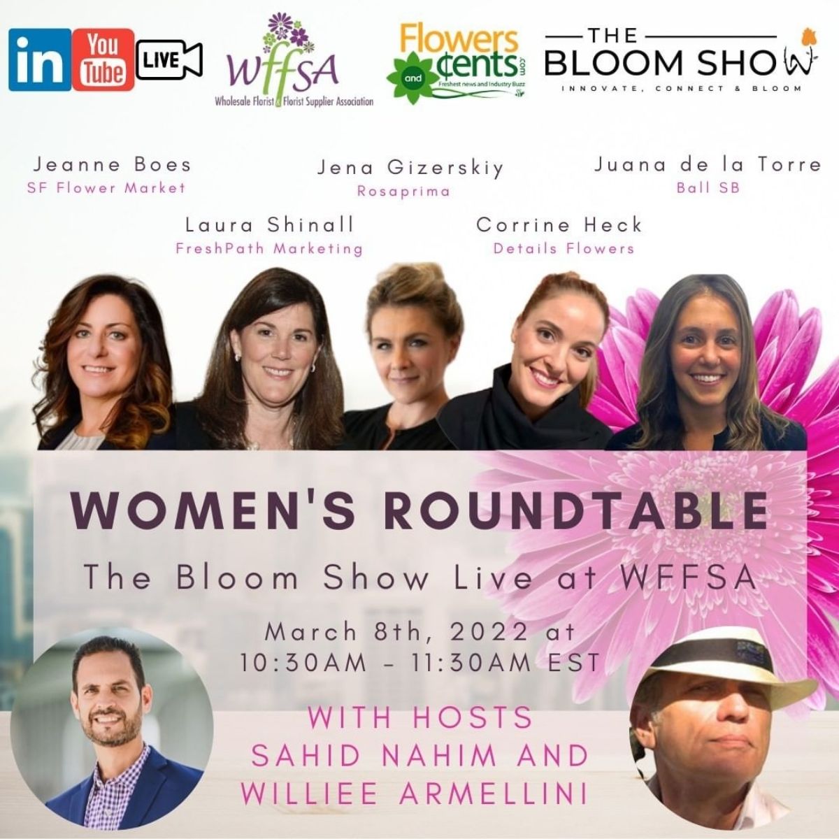 Women's Day Roundtable at The Bloom Show With Sahid Nahim on Thursd
