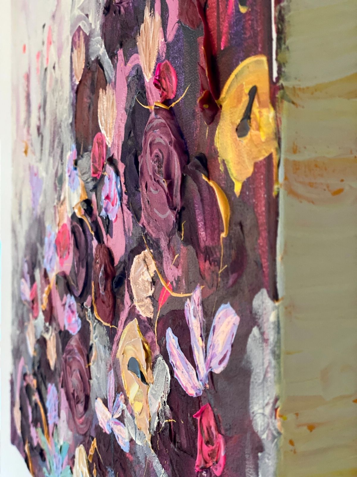 Flower Art on a Canvas - Nele Bynens - By Nella Frameworks - on Thursd