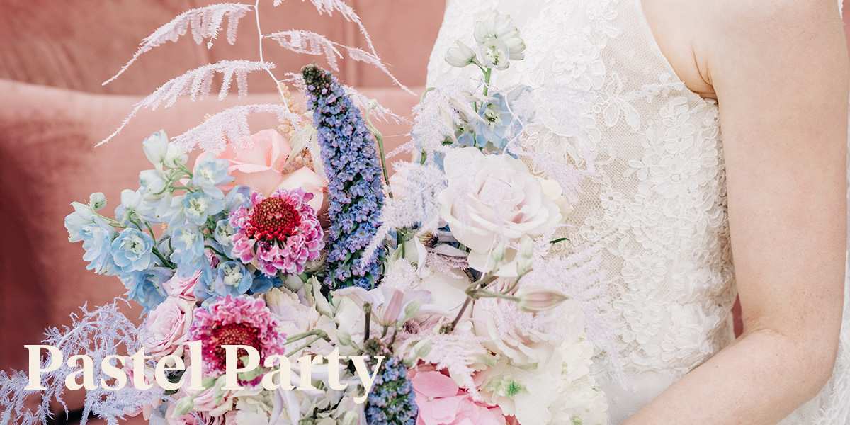 The Sweetest Weddings Are Pastel-Colored header - on Thursd