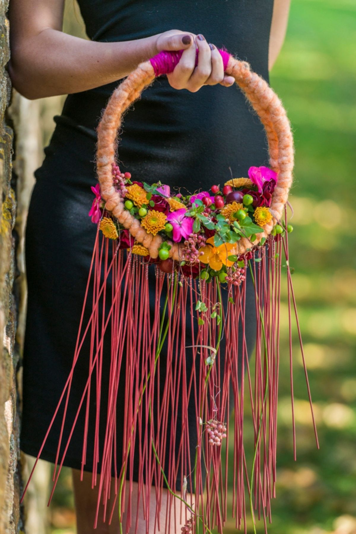 Wedding Bouquet With Chrysanthemum Santini Ellison Orange From Ilse Palmaers for Fleur Creatif - on Thursd