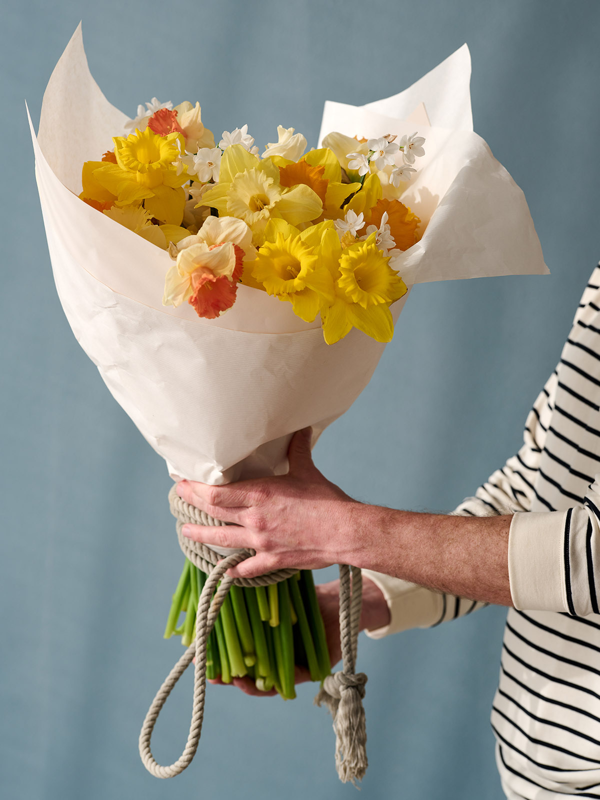 Daffodils Bloom Better With Chrysal Mix bouquet - on Thursd