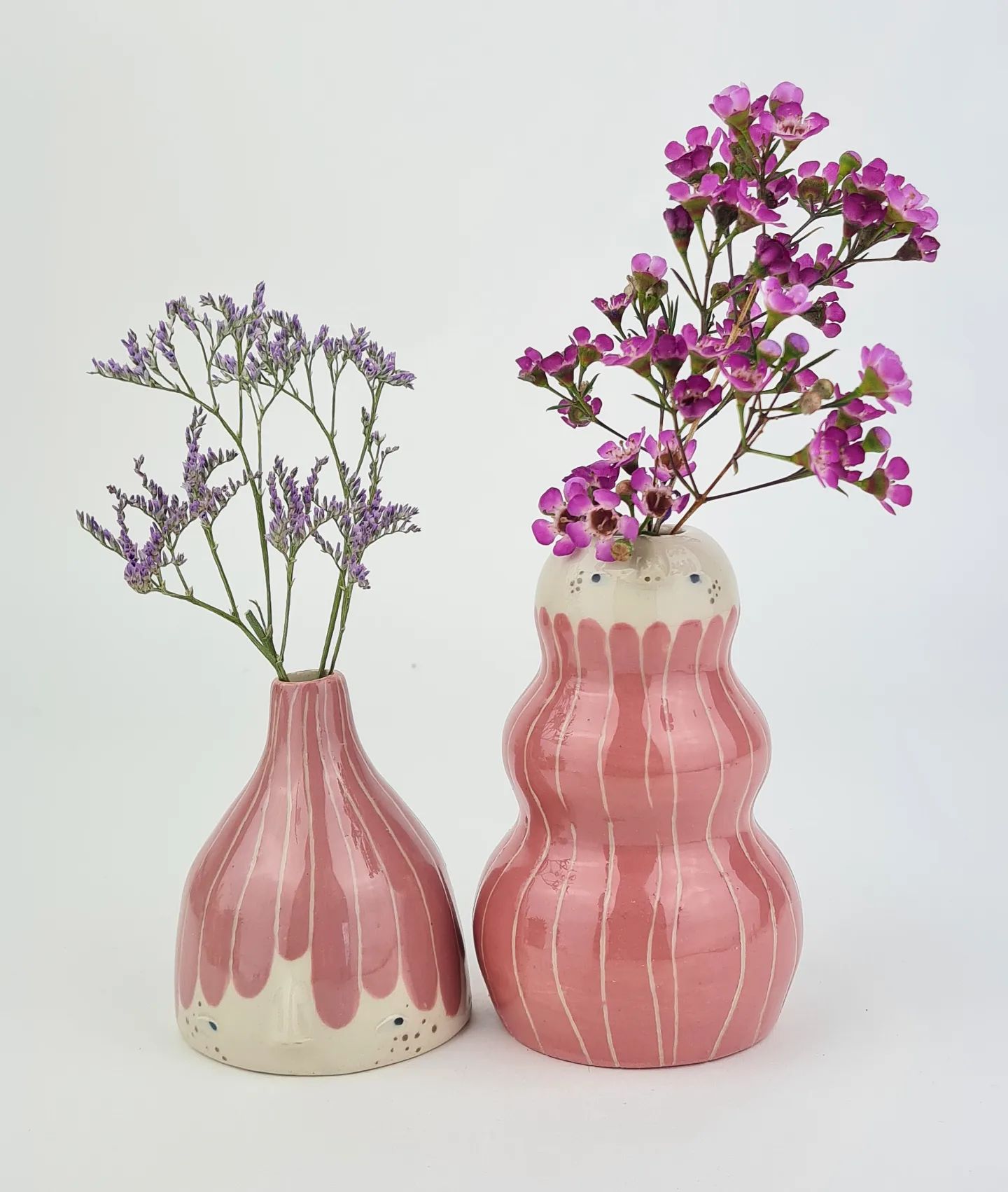 DIY Quirky Clay Vases