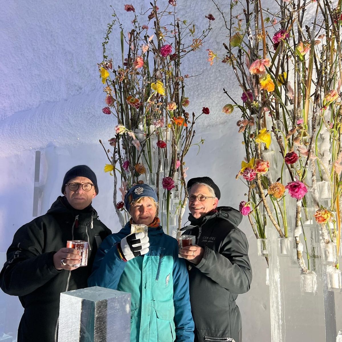 A Unique Workshop at Icehotel Sweden With Flowers and Ice Resulting in Exceptional Designs and Wonderful Friendships - On Thursd