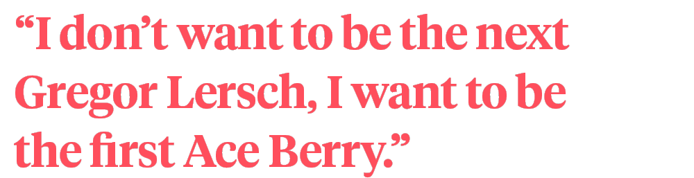 Quote Ace Berry in a Floral Interview on Thursd