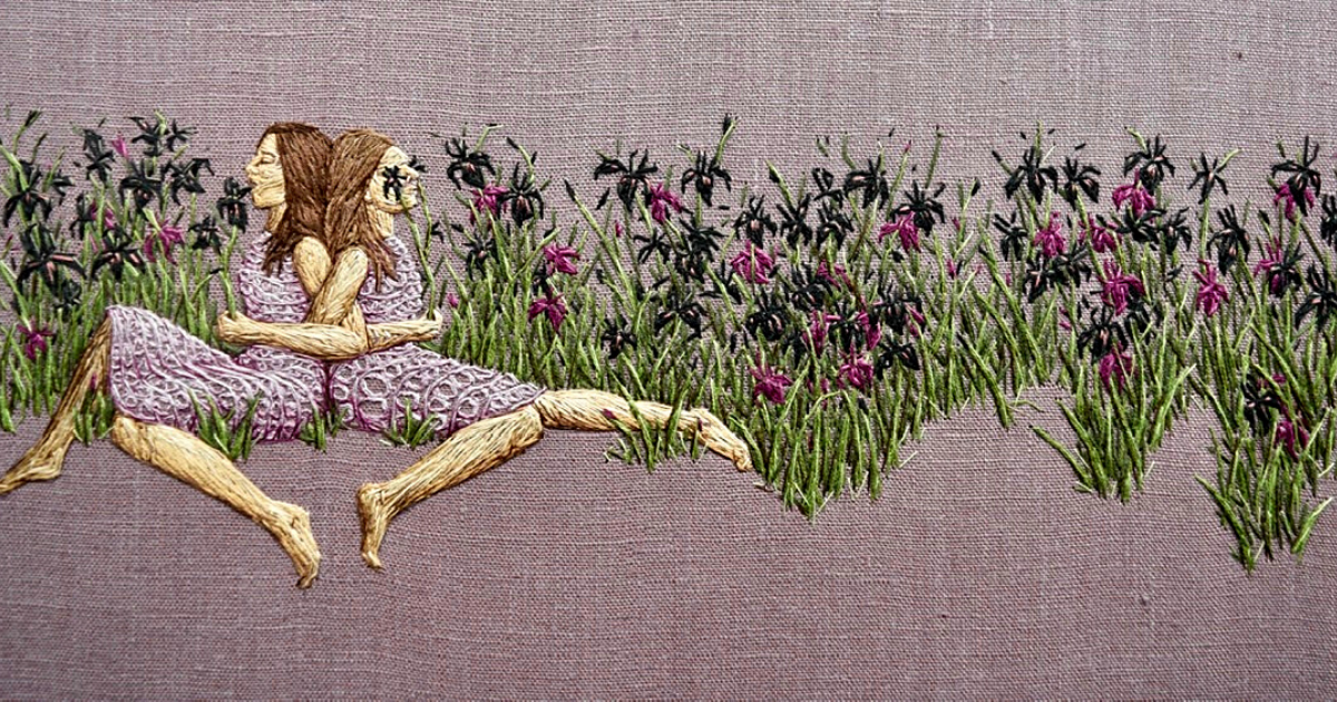 Learn more about the Los Angeles-based embroidery artist- Article on Thursd