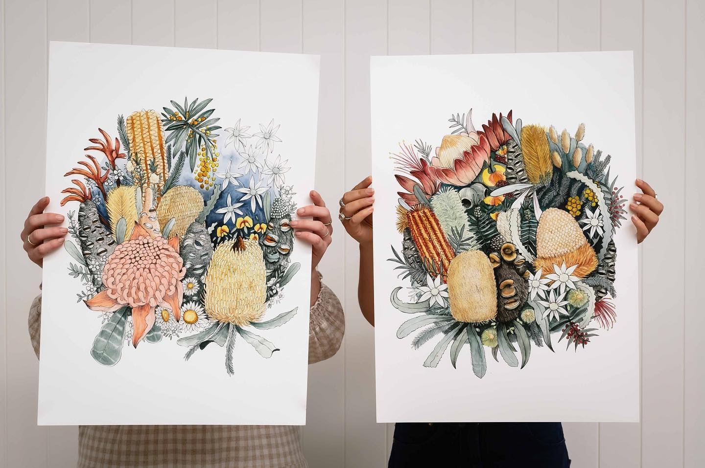 Floral Watercolor Paintings - Emma Morgan on Thursd