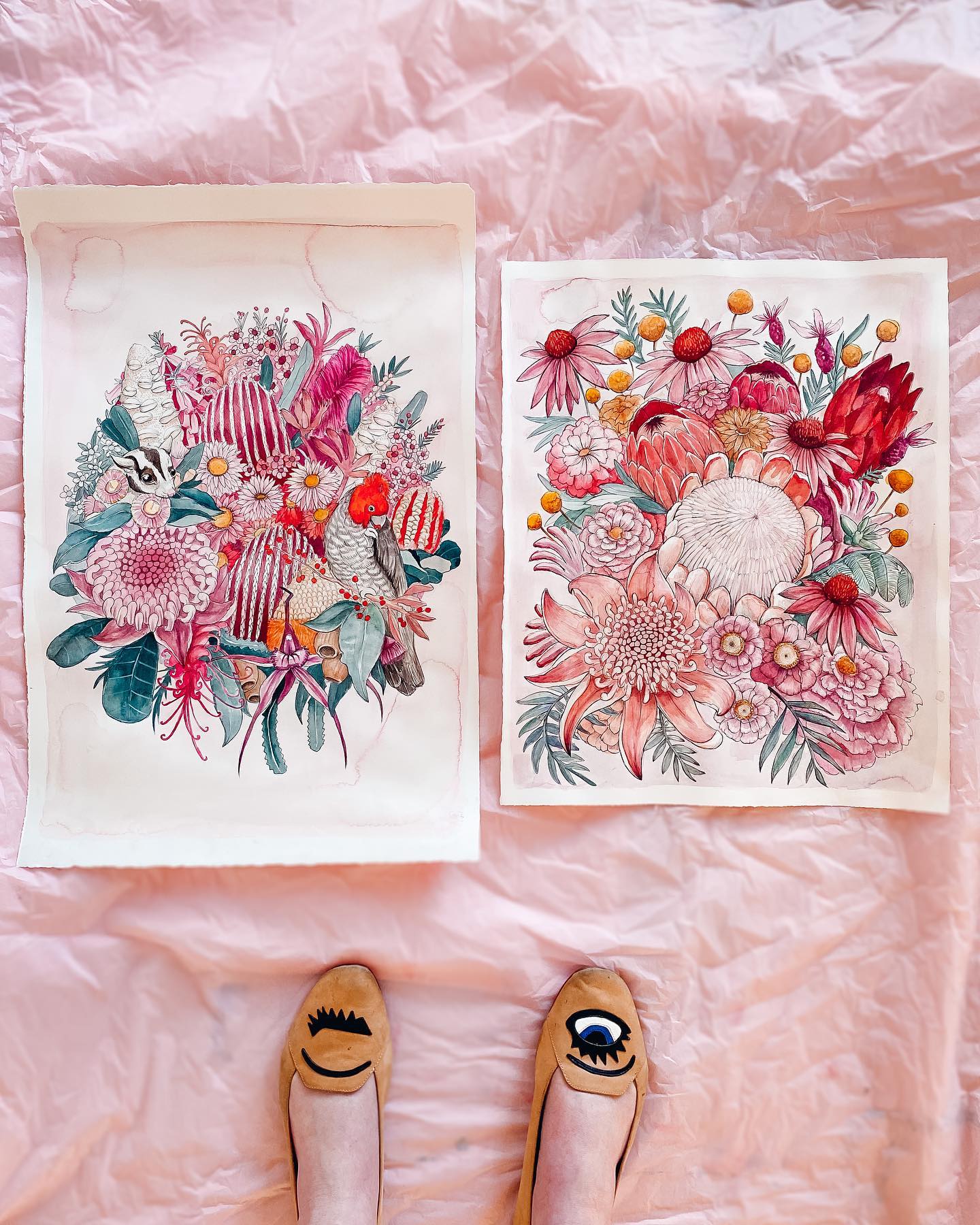 Flower Paintings Emma Morgan - on Thursd