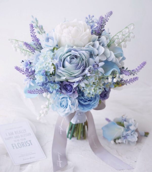 20 Beautiful Blue Bouquets Blue roses