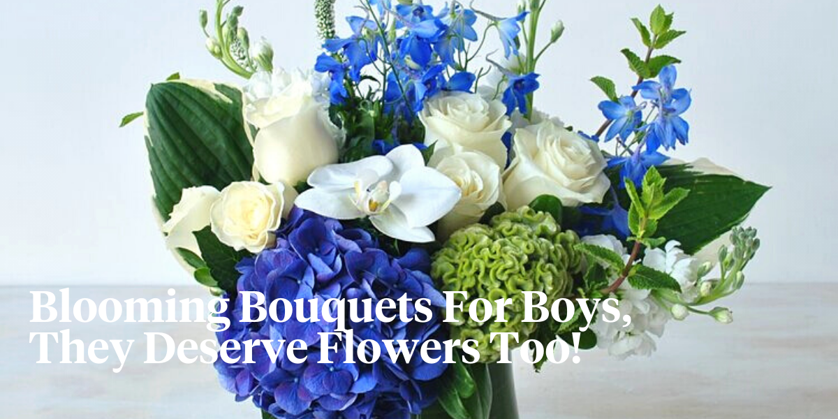 Floral Designers’ Favorite Blue Flowers for a Boys Floral Bouquet