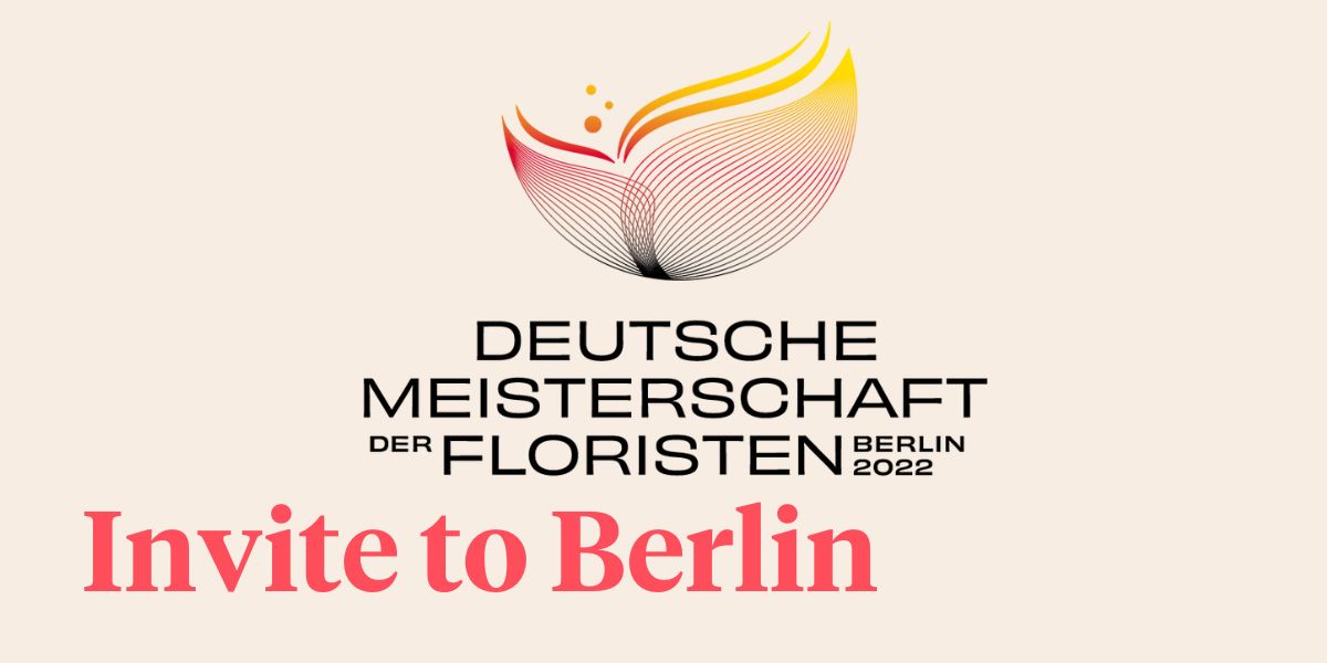 Logo DMF 2022 - The German Championship Floral Design on 20th August in Berlin - on Thursd - Header 