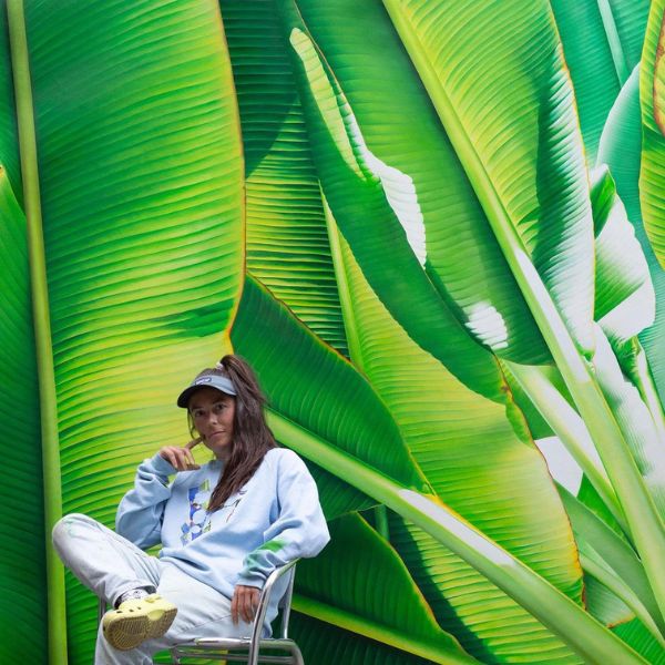 Adele Renault Mastermind behind leafy murals- on Thursd 