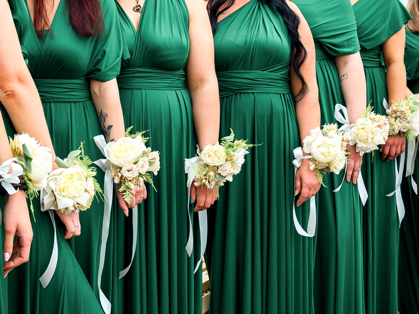 Flower Bracelets with Protea Blushing Bride - on Thursd