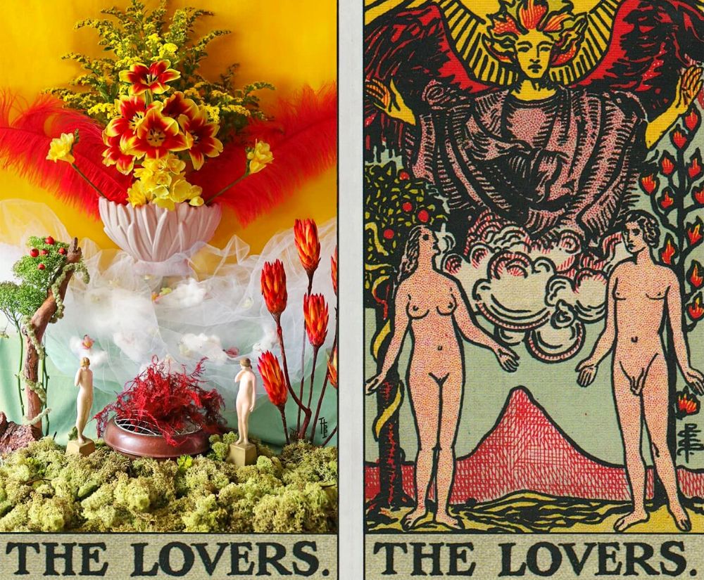 Flower interpretations by Harriet Parry The Lovers