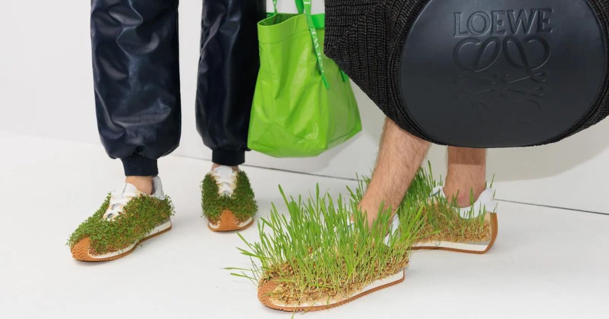 Loewe Grows Live Plants on Clothes and Shoes- on Thursd 