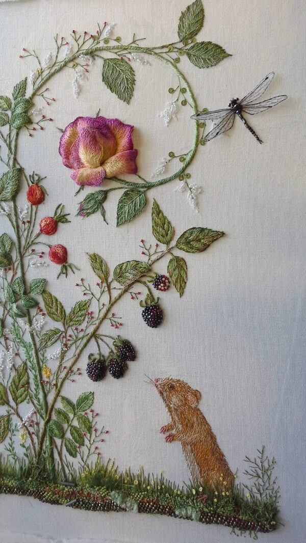 Rosa Andreeva’s Exquisite Embroideries - berry longing - on thursd