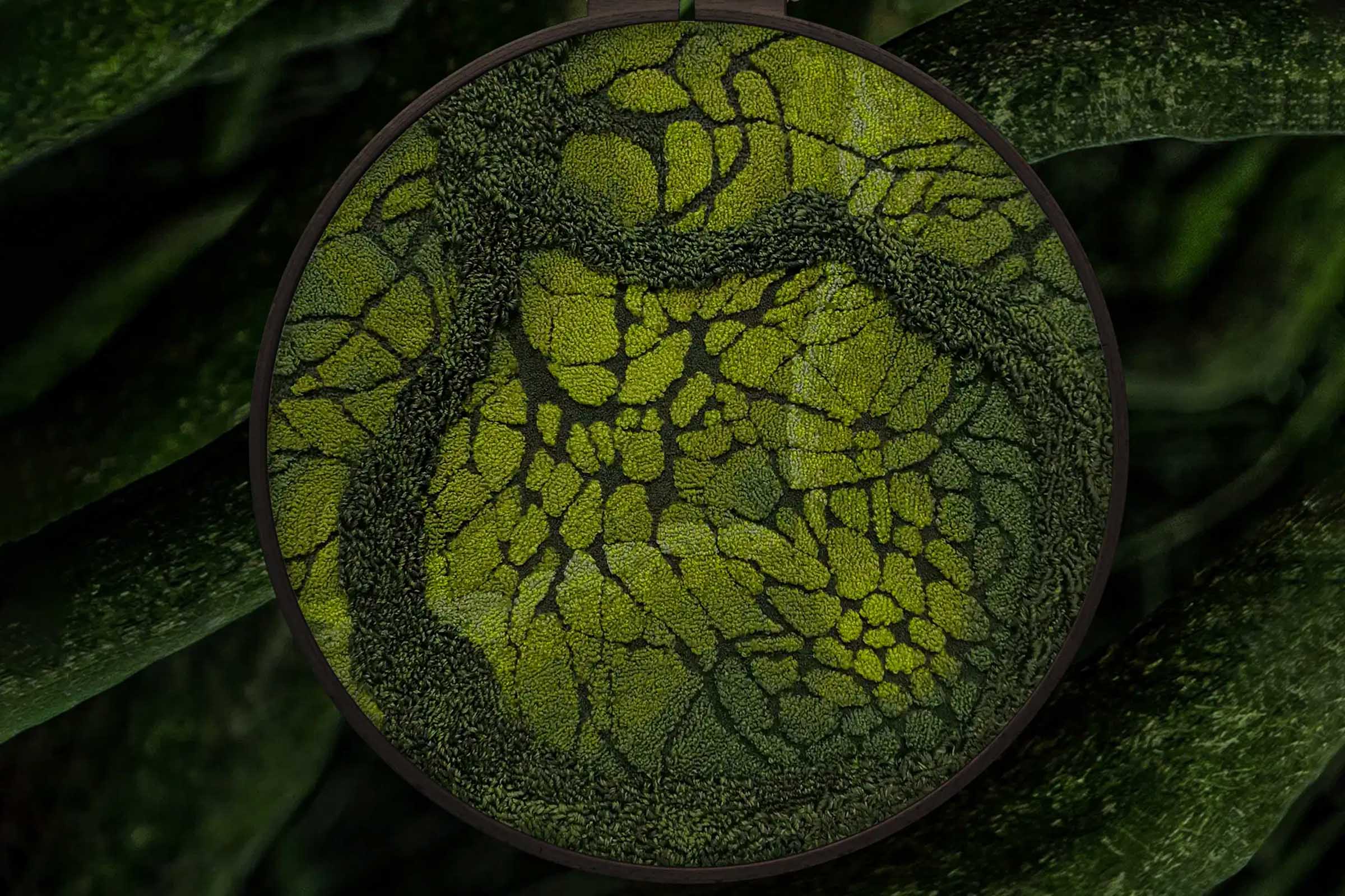 Mossy Mazes and Dense Forest Embroideries by Litli Ulfur wide feature on Thursd