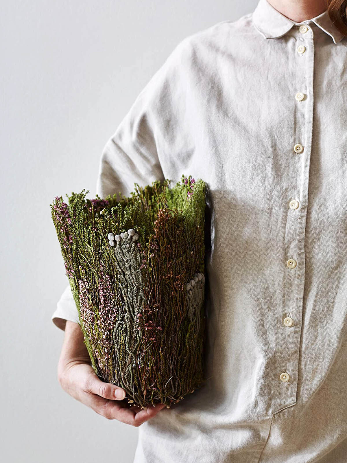 Shannon Clegg dried cape greens vessel on Thursd