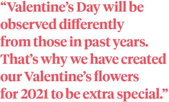 Neill Strain Floral Couture Introduces the New Collection of Valentine’s Day Flowers - quote neill strain on thursd
