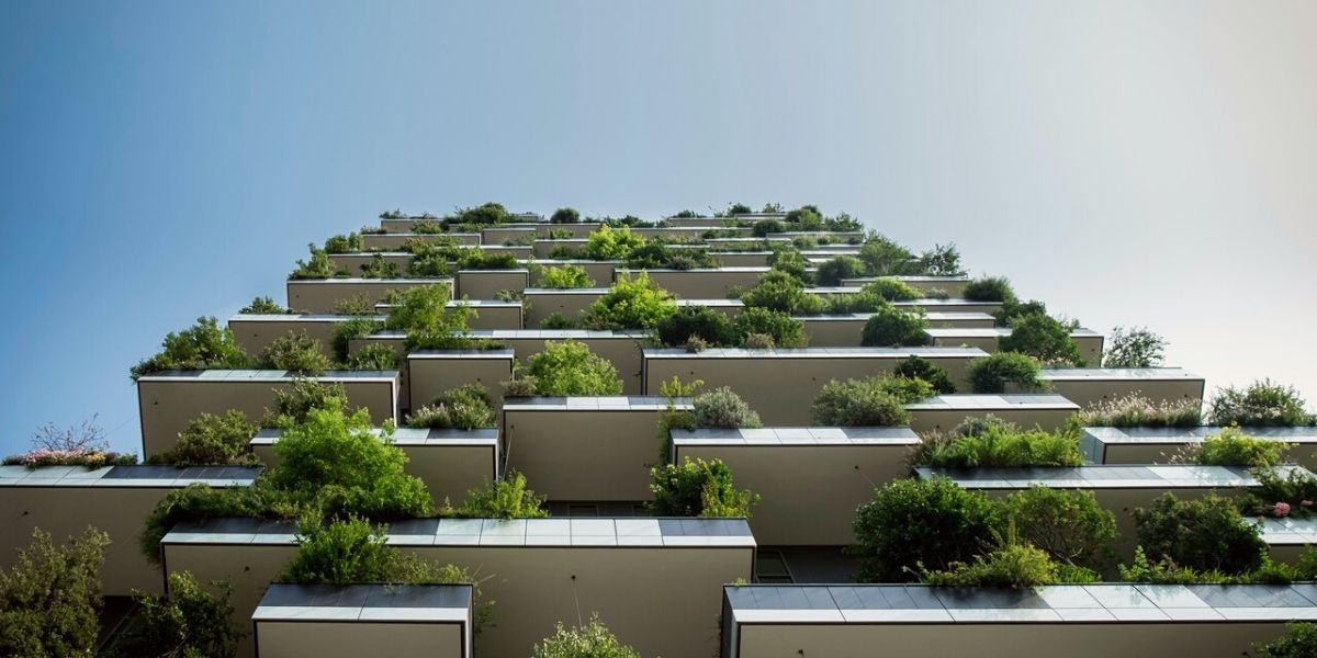 Building view with vertical gardens on Thursd
